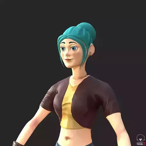 Character Stylized Girl 