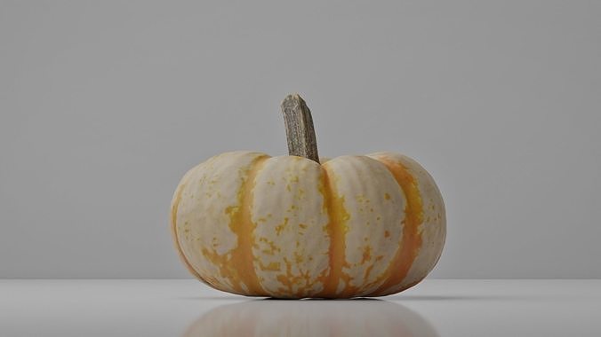 Photoreal Decorative Pumpkin Scan 01 3D model 7