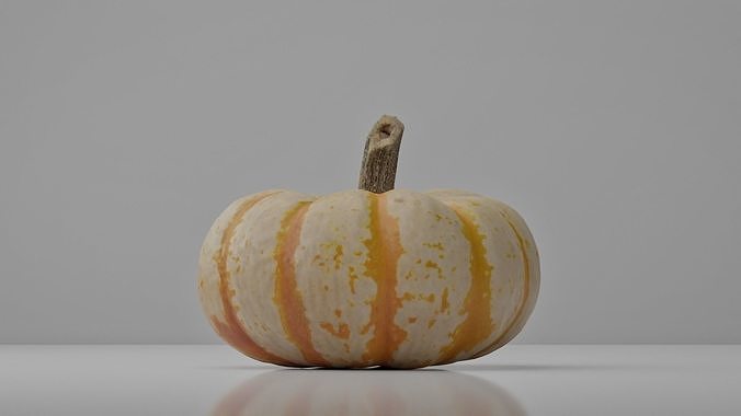 Photoreal Decorative Pumpkin Scan 01 3D model 3