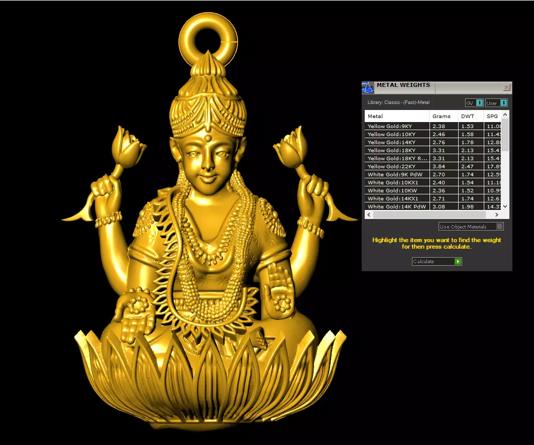 laxmi PANDENTS 3D print model_0