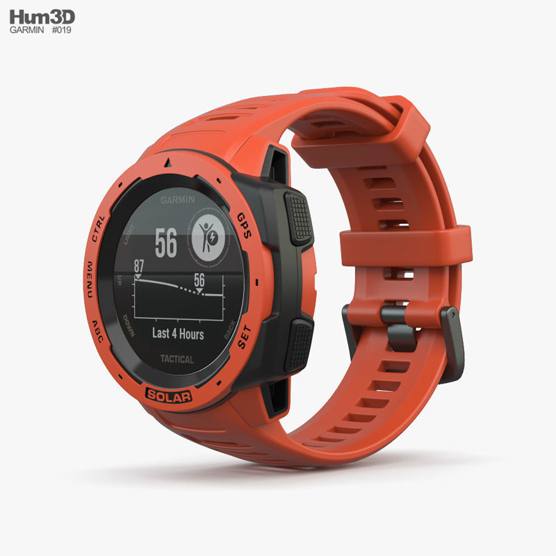 Garmin Instinct Solar Flame Red