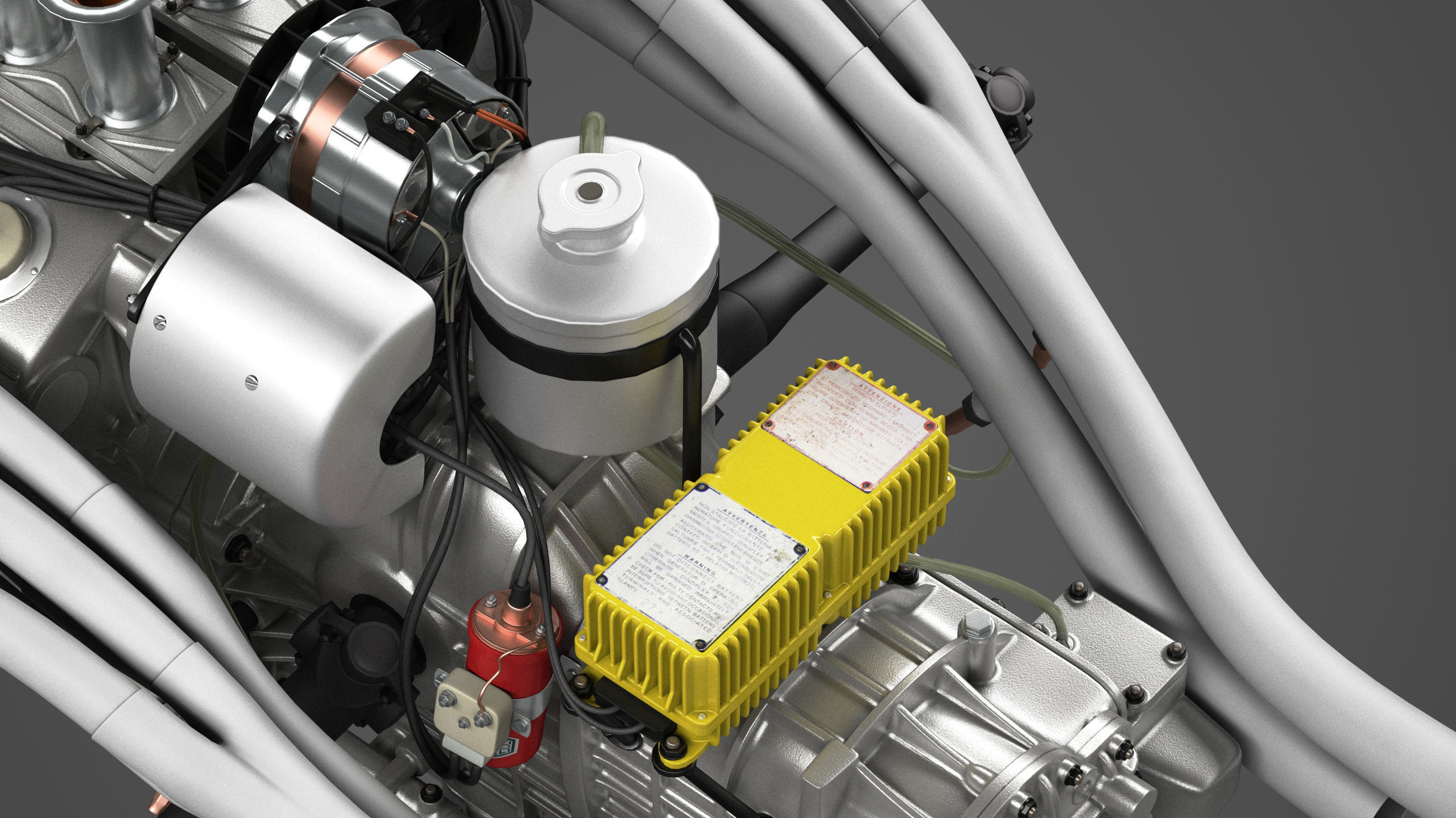Ferrari 312P V12 Engine - 3 liter 3D model_41