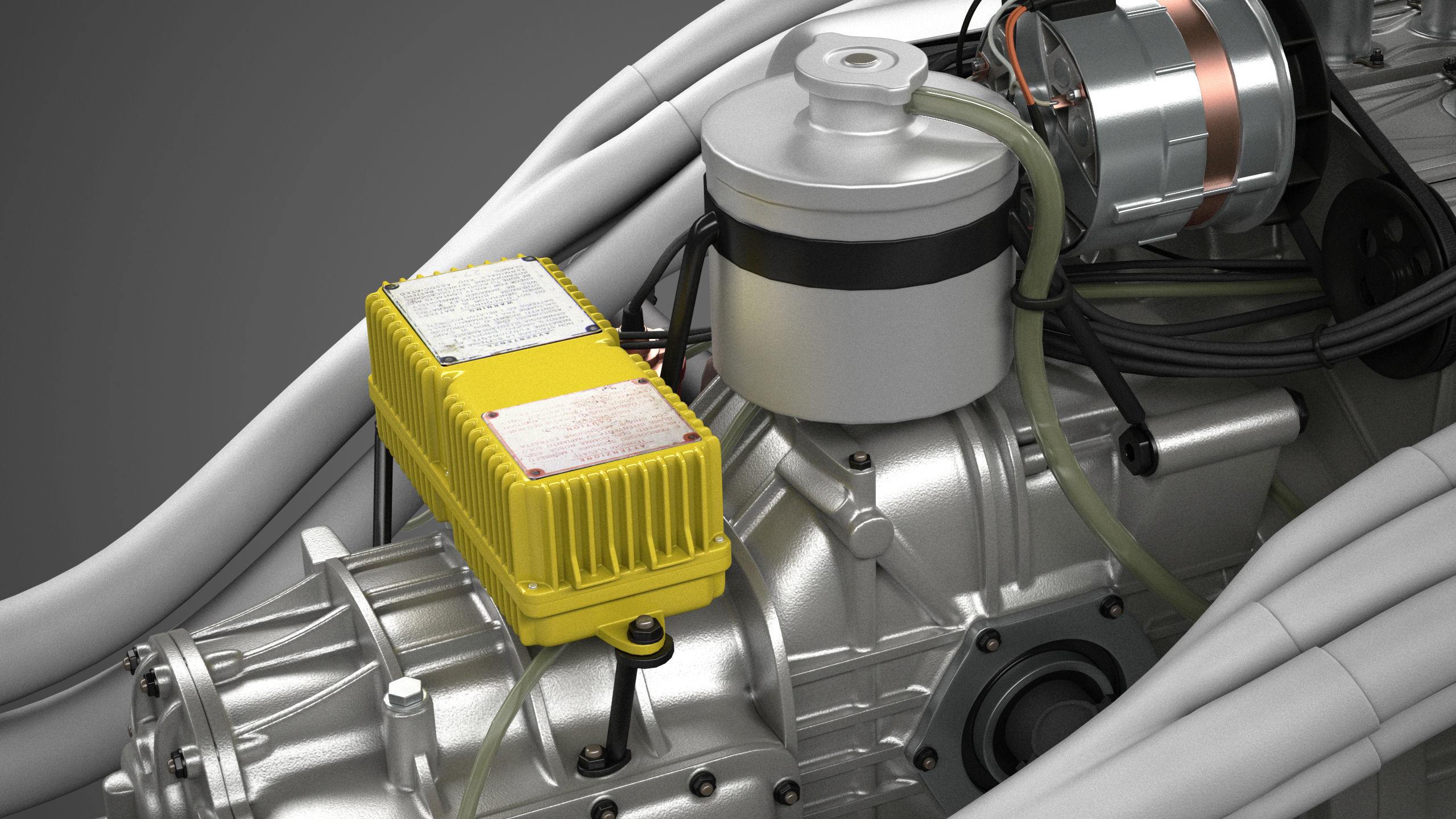 Ferrari 312P V12 Engine - 3 liter 3D model_38