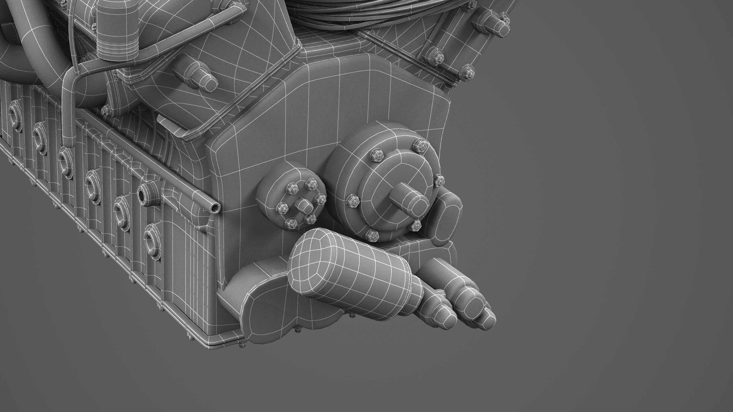 Ferrari 312P V12 Engine - 3 liter 3D model_27