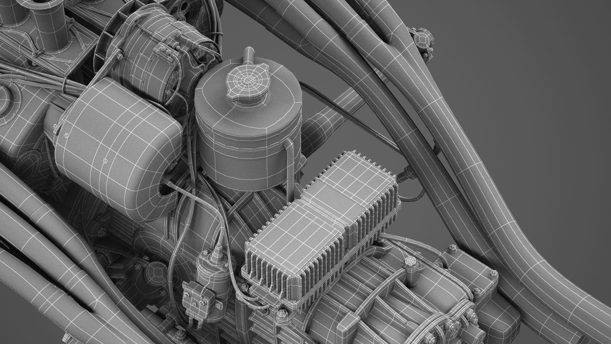 Ferrari 312P V12 Engine - 3 liter 3D model_42