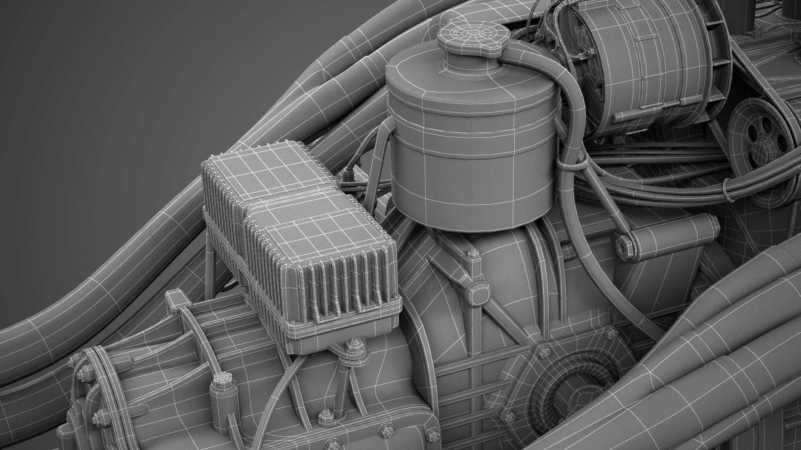 Ferrari 312P V12 Engine - 3 liter 3D model_39