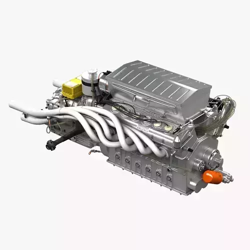 Ferrari 312P V12 Engine - 3 liter 3D model