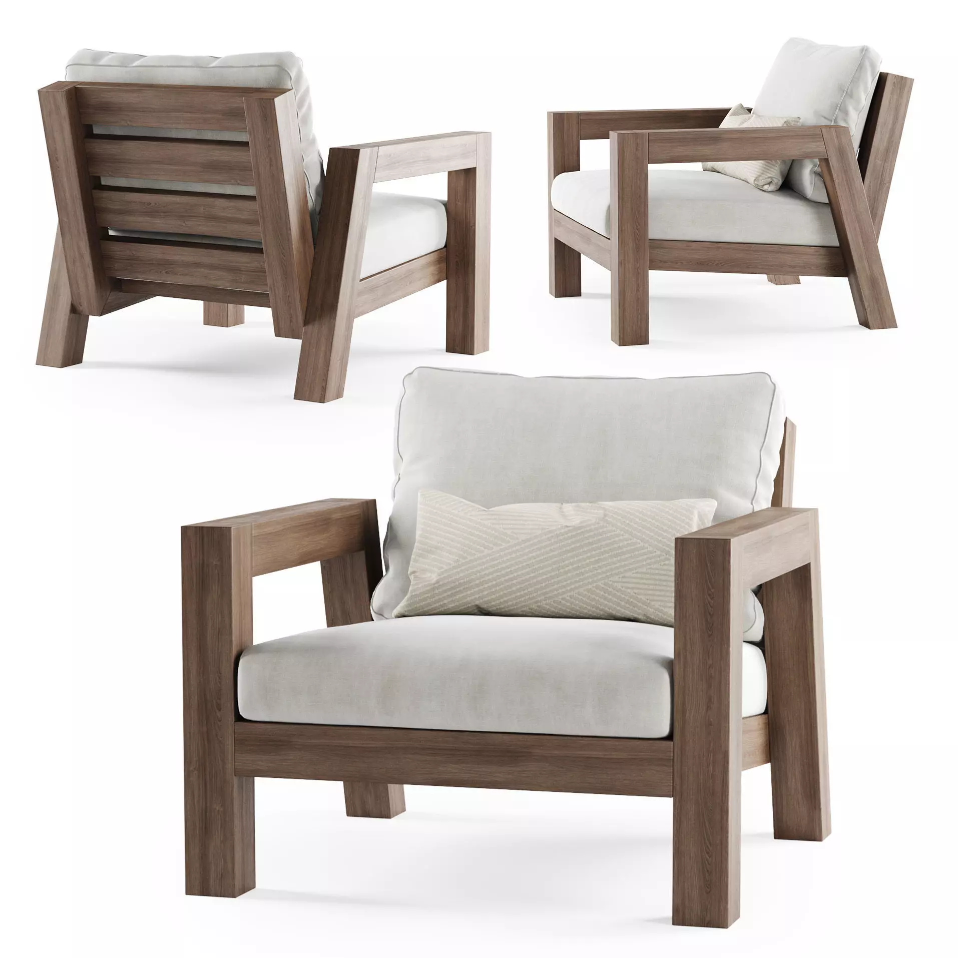 Lars Armchair by Piet Boon 3D model_0