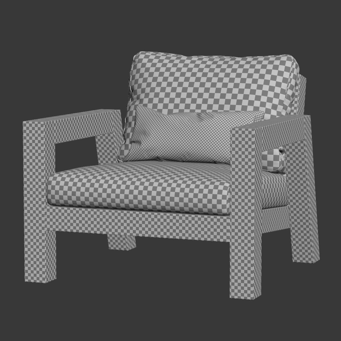 Lars Armchair by Piet Boon 3D model_8