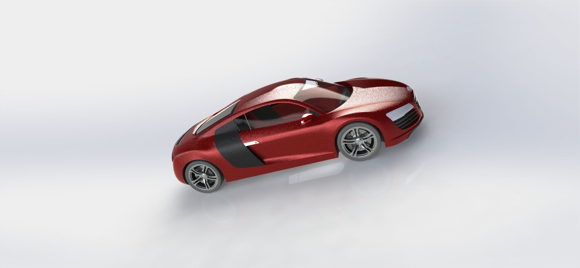 Audi R8 Model 3D model_3
