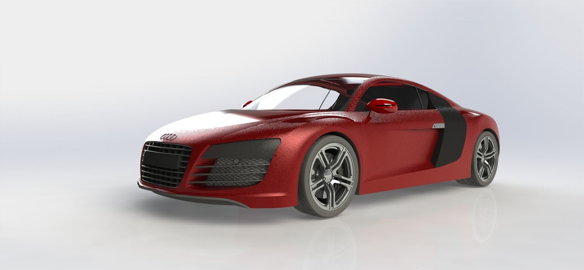 Audi R8 Model 3D model_2