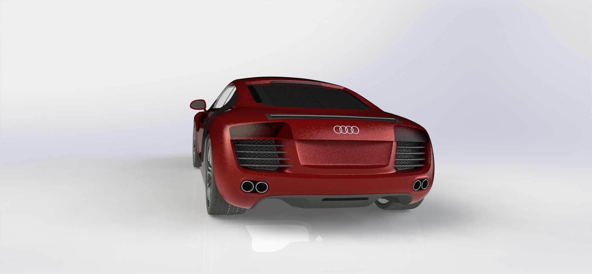 Audi R8 Model 3D model_4