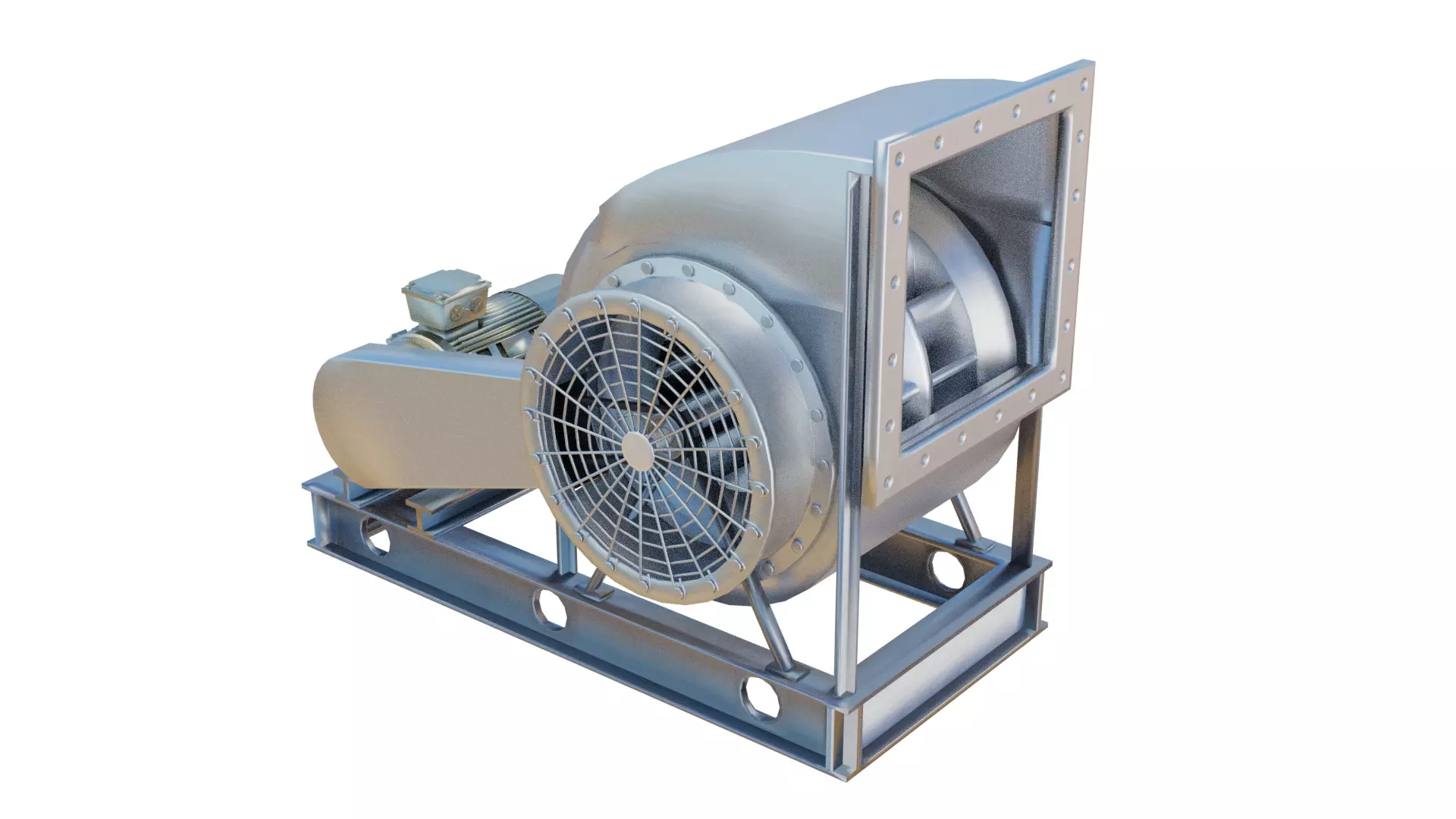Industrial Blower Fan 3D model