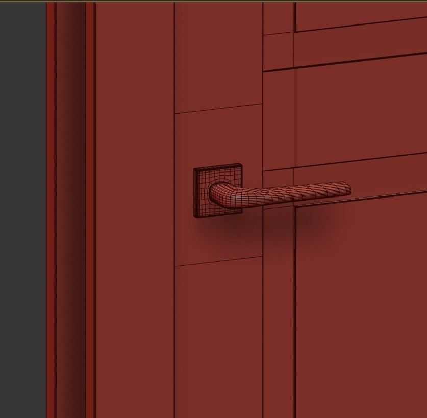 Doors Volkhovets Neo Classic 8003 8004 3D model_4