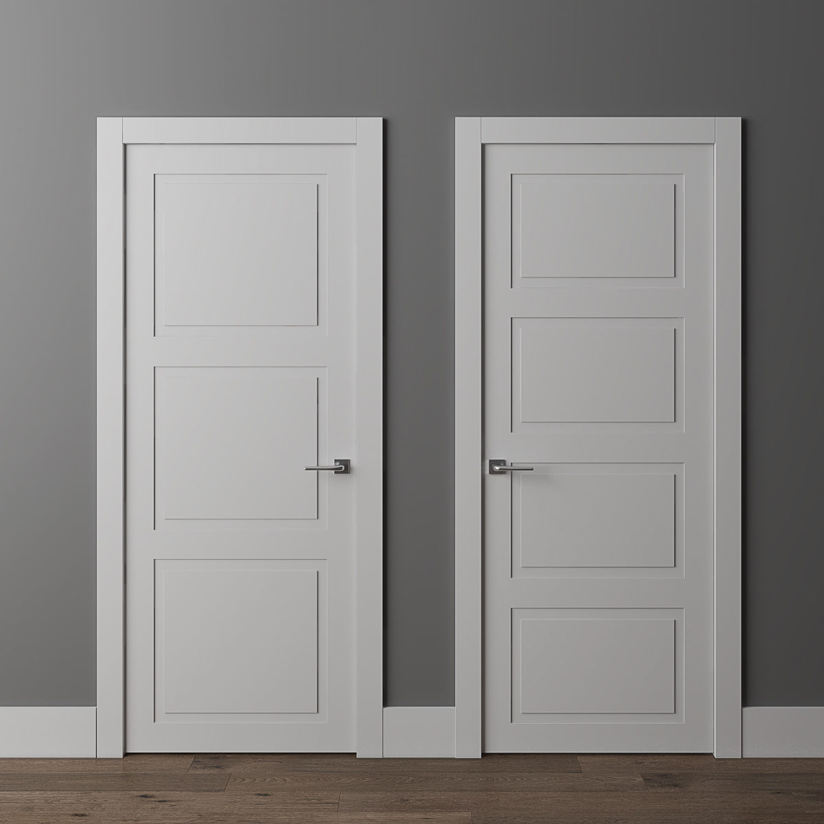 Doors Volkhovets Neo Classic 8003 8004 3D model_2