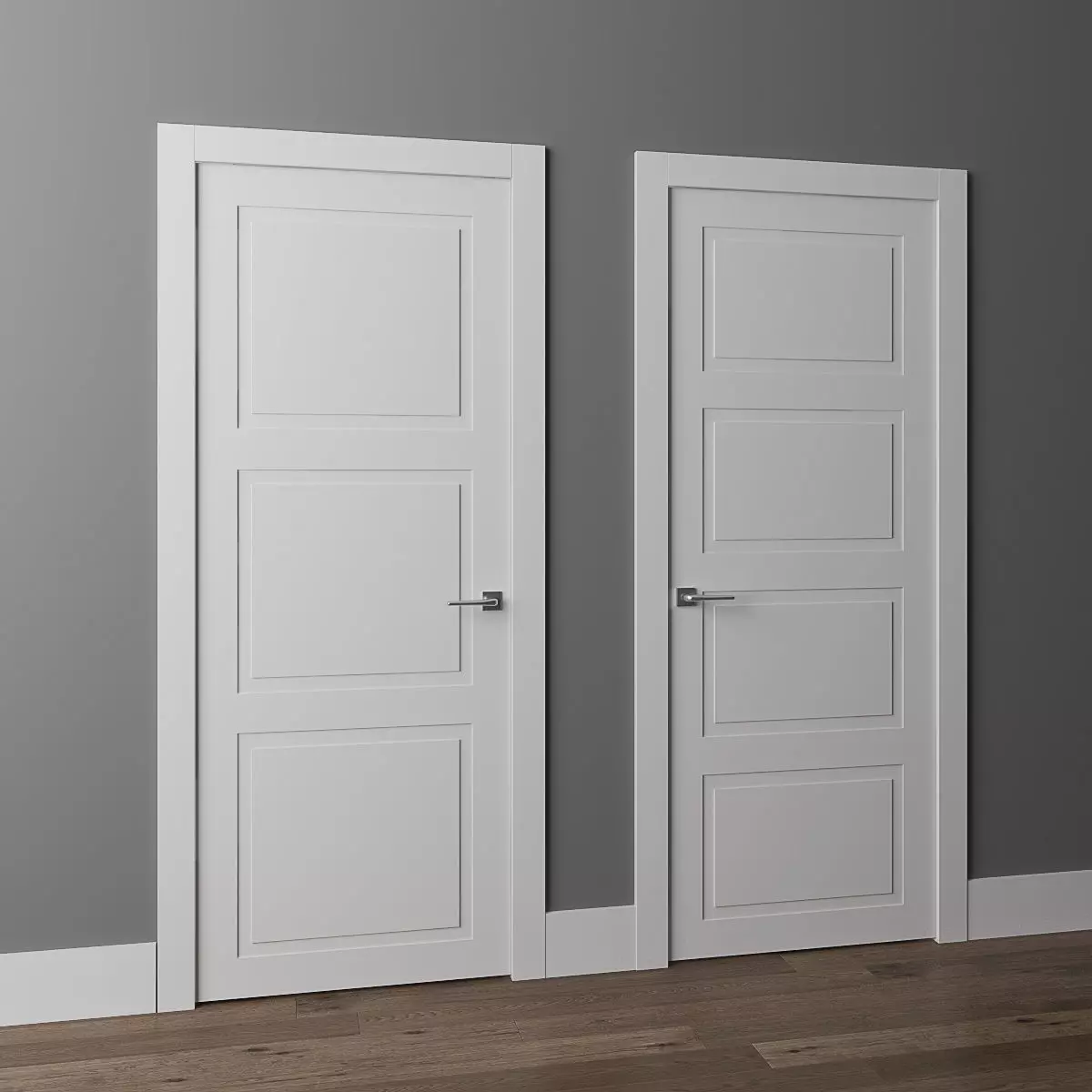 Doors Volkhovets Neo Classic 8003 8004 3D model_0