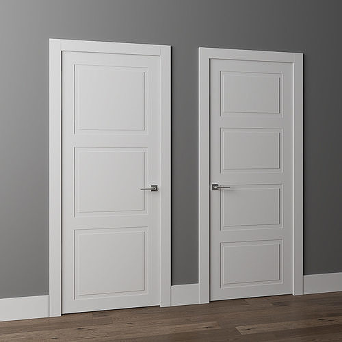Doors Volkhovets Neo Classic 8003 8004 3D model