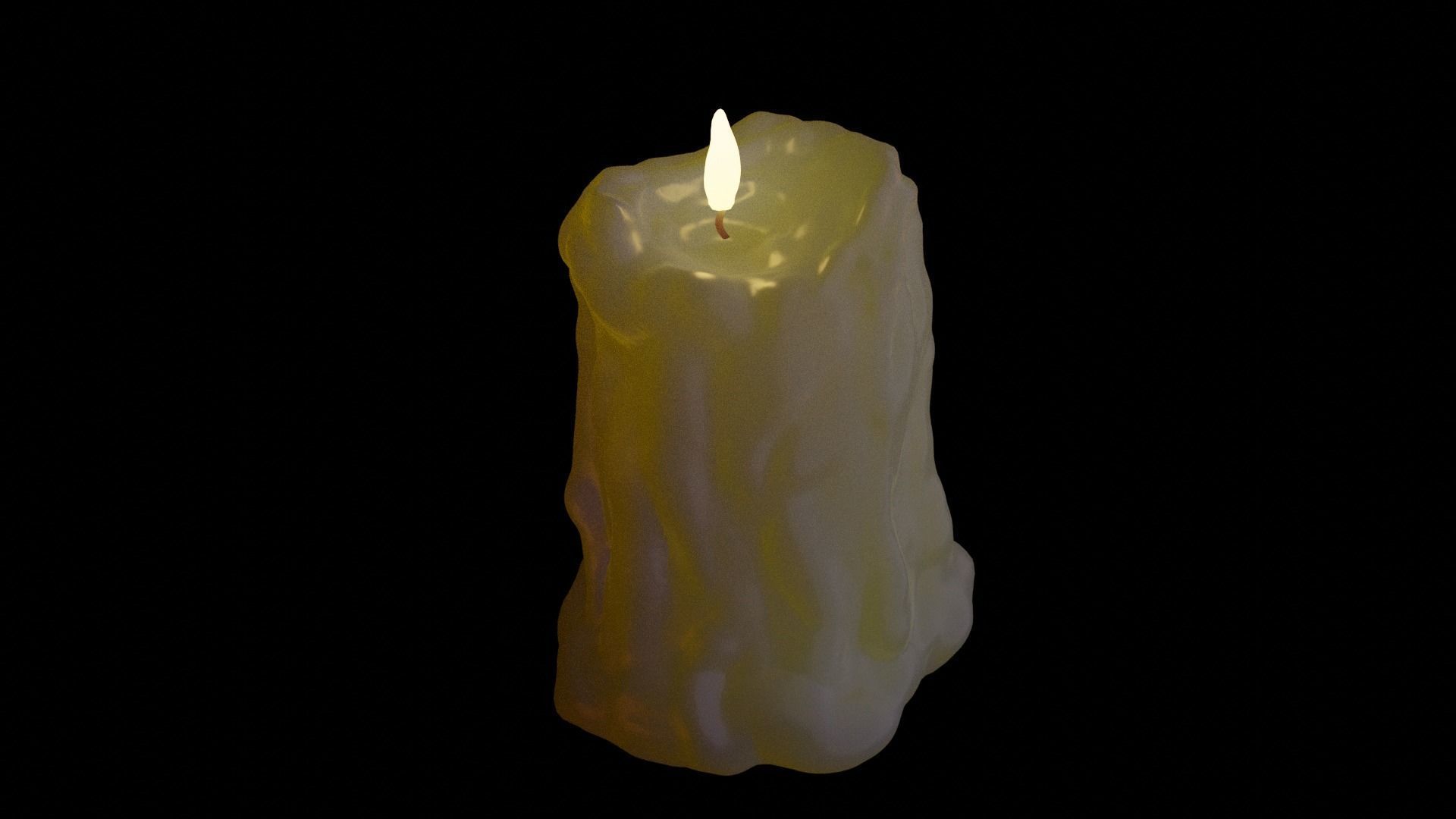 candle 3D model_9