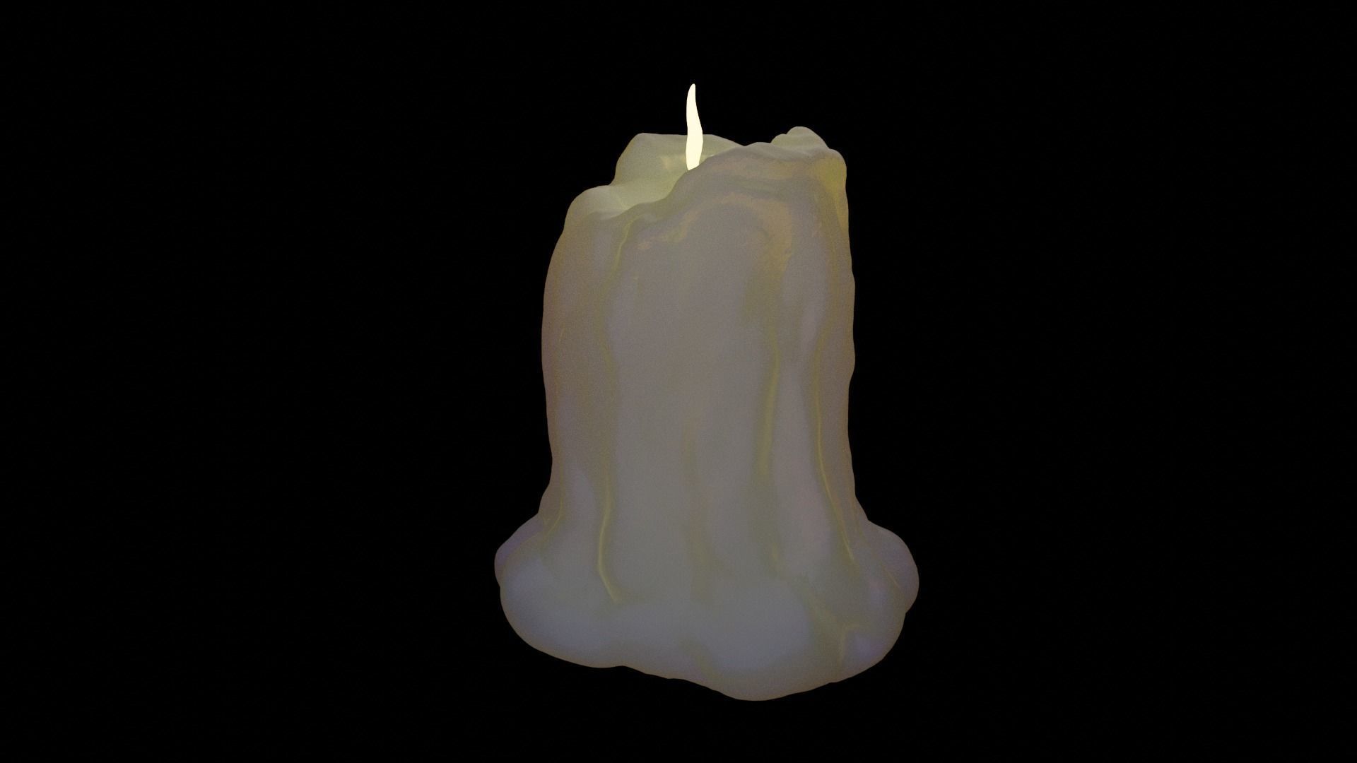 candle 3D model_3