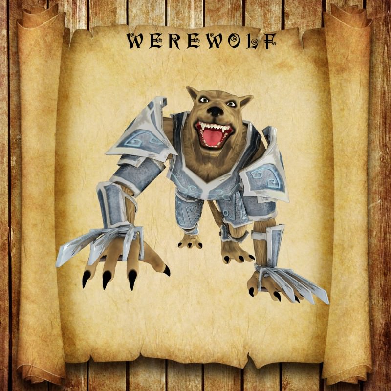 Werewolf armor 3D model_4