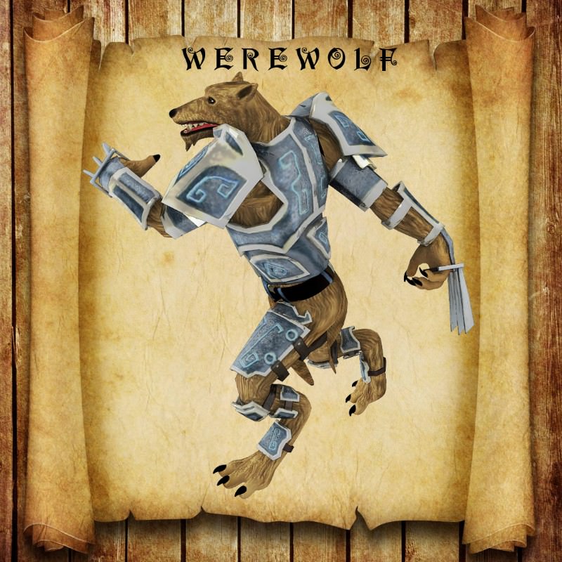 Werewolf armor 3D model_2