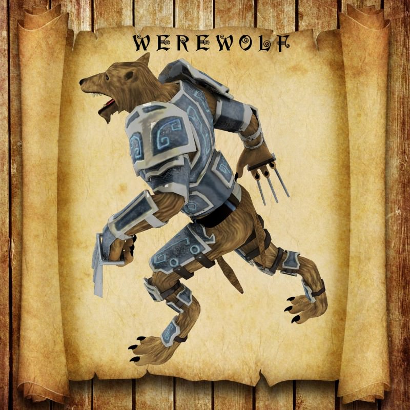 Werewolf armor 3D model_3