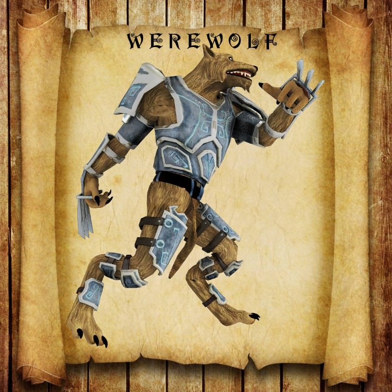 Werewolf armor 3D model_1