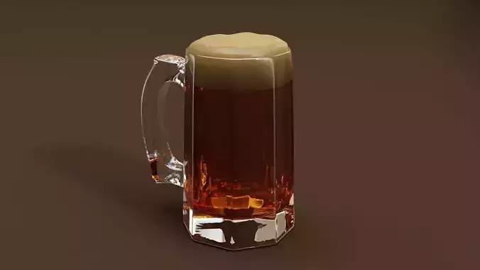 Glass Mug of Brown Ale