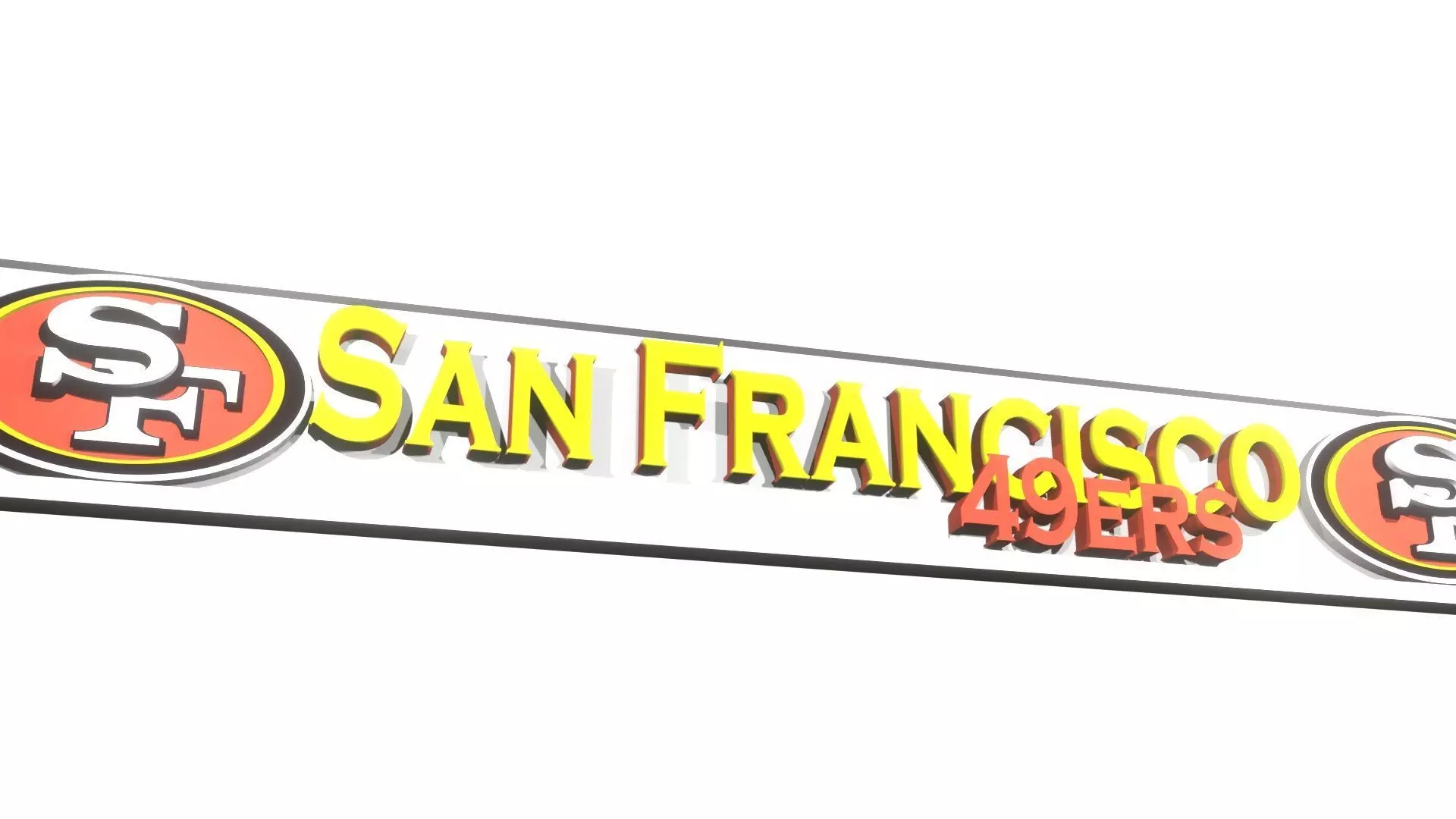 San Francisco 49ers variation 3D model