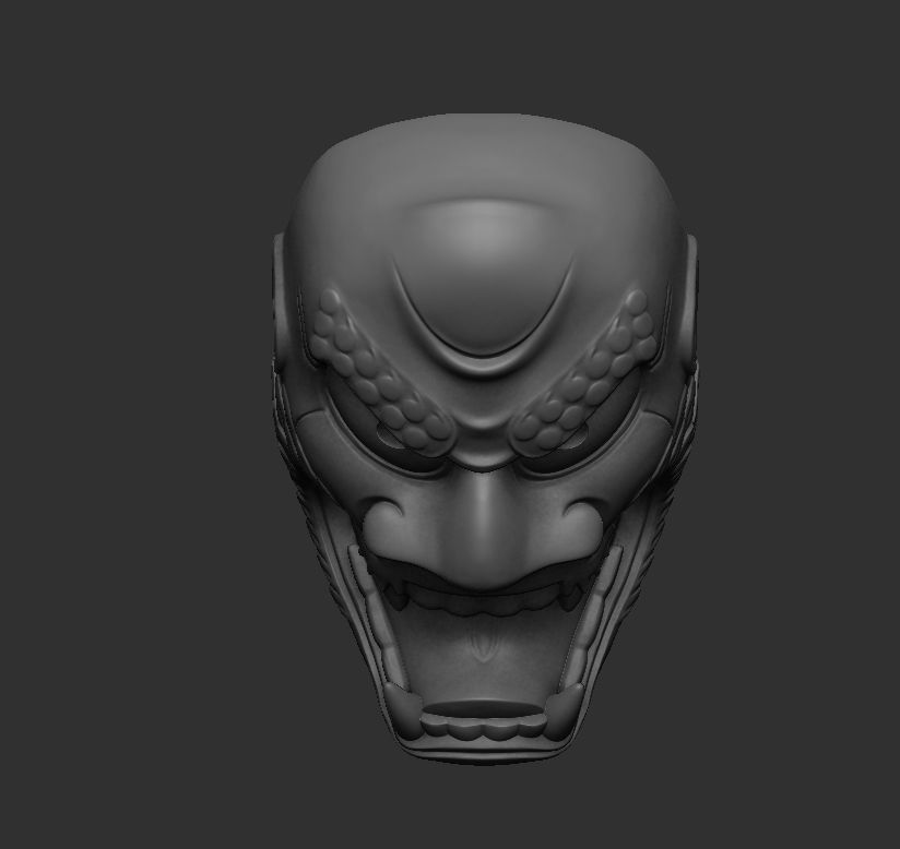 IZAUCHI MASK 3D print model_3