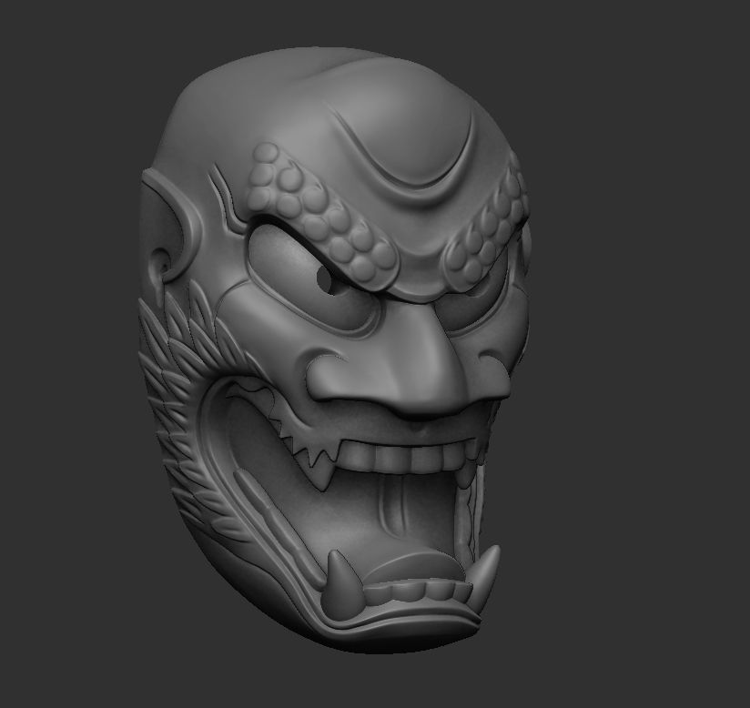 IZAUCHI MASK 3D print model_4