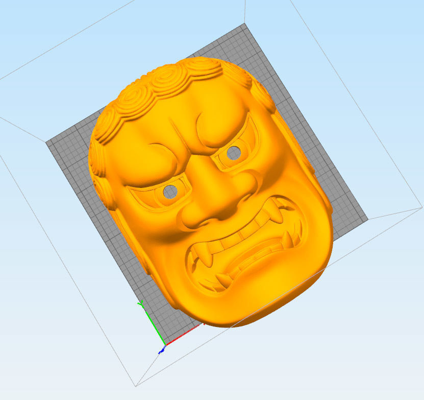 FUDO NOH MASK 3D print model_8