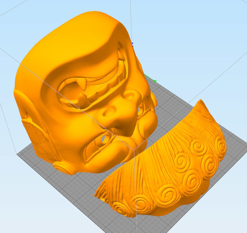 FUDO NOH MASK 3D print model_9