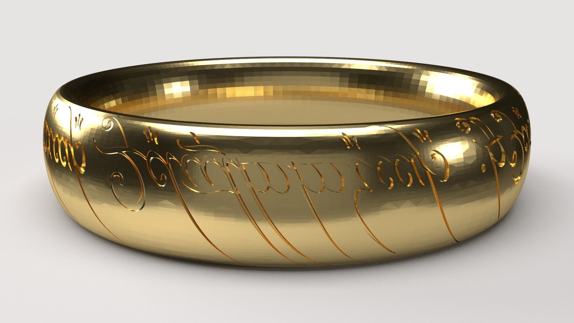 The Lord of the Rings Ring 3D print model_4