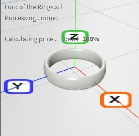 The Lord of the Rings Ring 3D print model_8