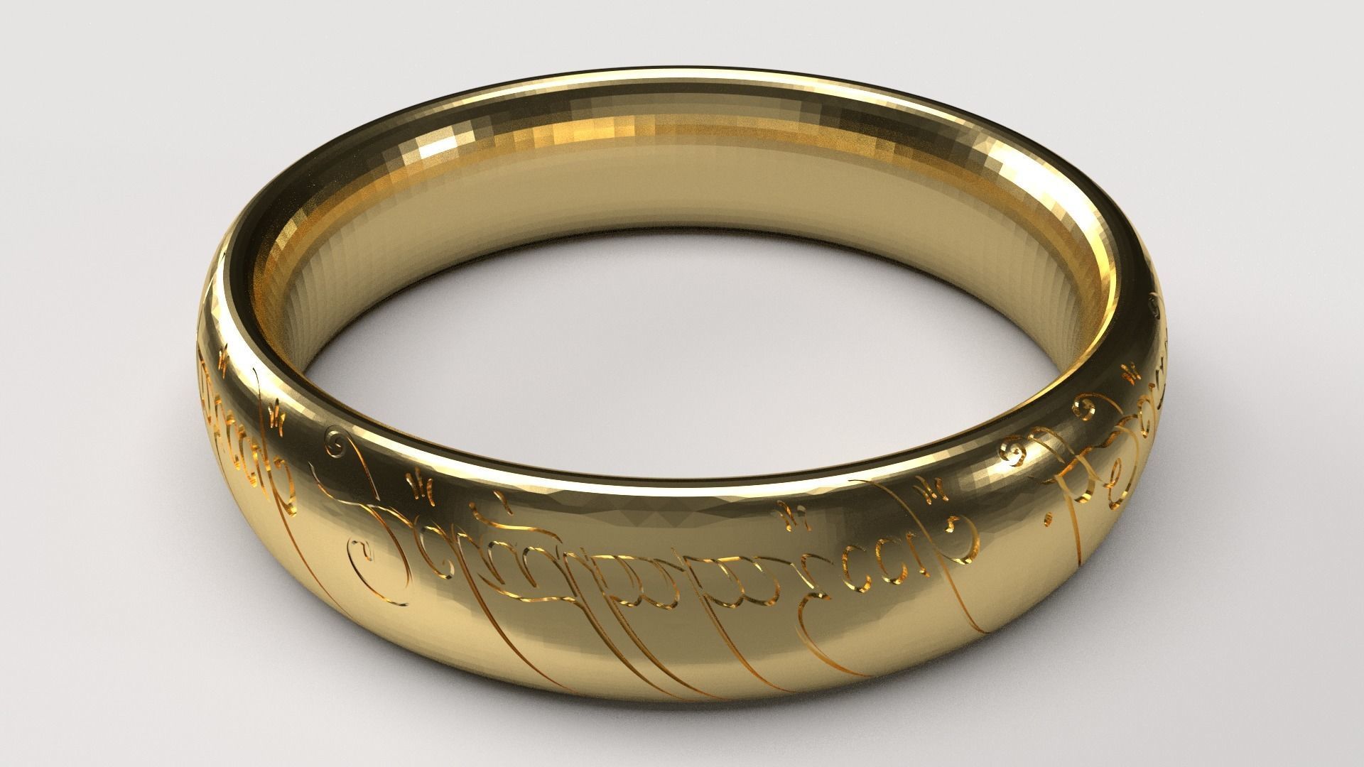 The Lord of the Rings Ring 3D print model_1
