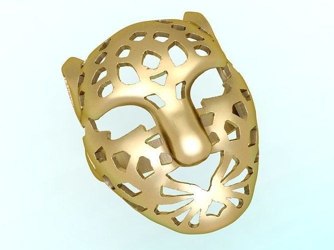 Leopard Ring - Cheetah ring - Panther ring  3D print model
