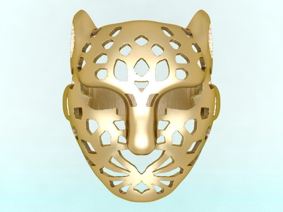 Leopard Ring - Cheetah ring - Panther ring  3D print model_3