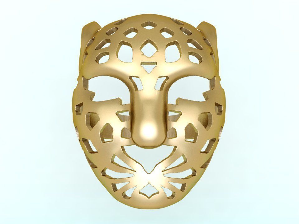 Leopard Ring - Cheetah ring - Panther ring  3D print model_4