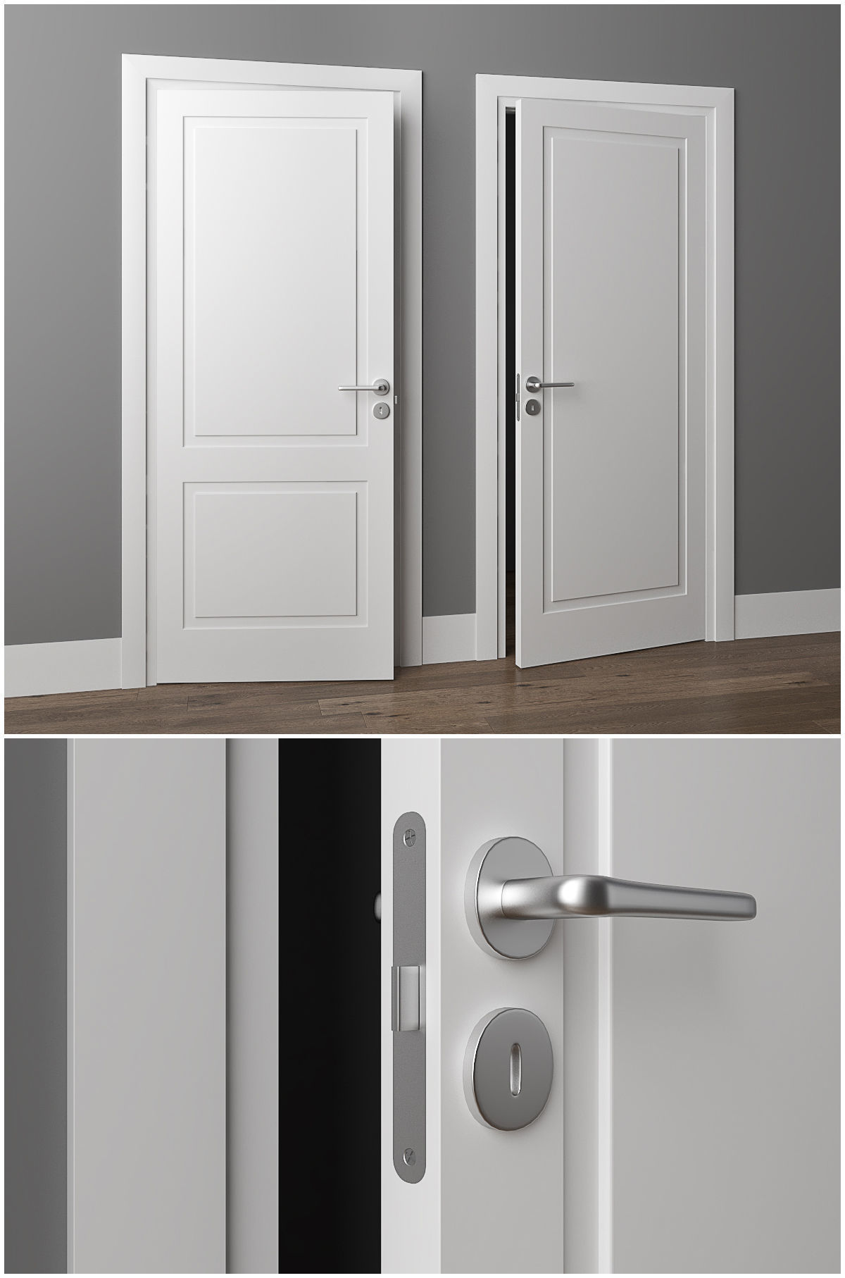 Doors matteucci rigoletto 3D model_1