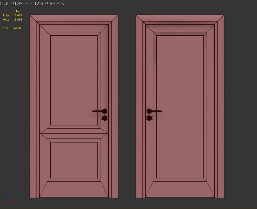Doors matteucci rigoletto 3D model_5