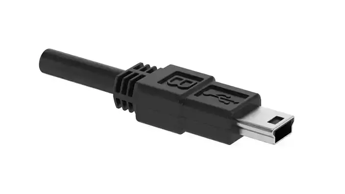 USB Mini B Male  3D model