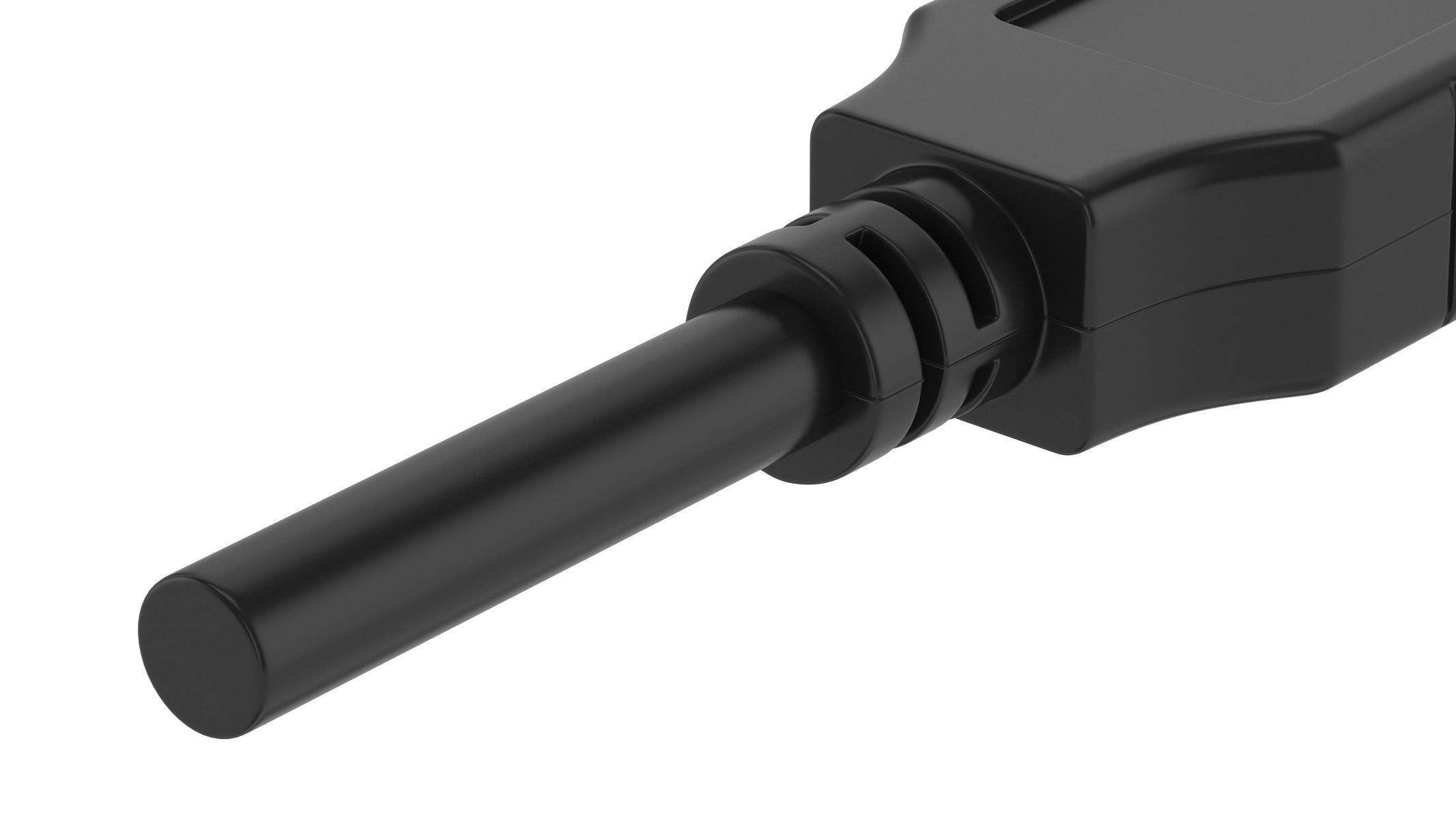 USB Type A Male 3D model_3