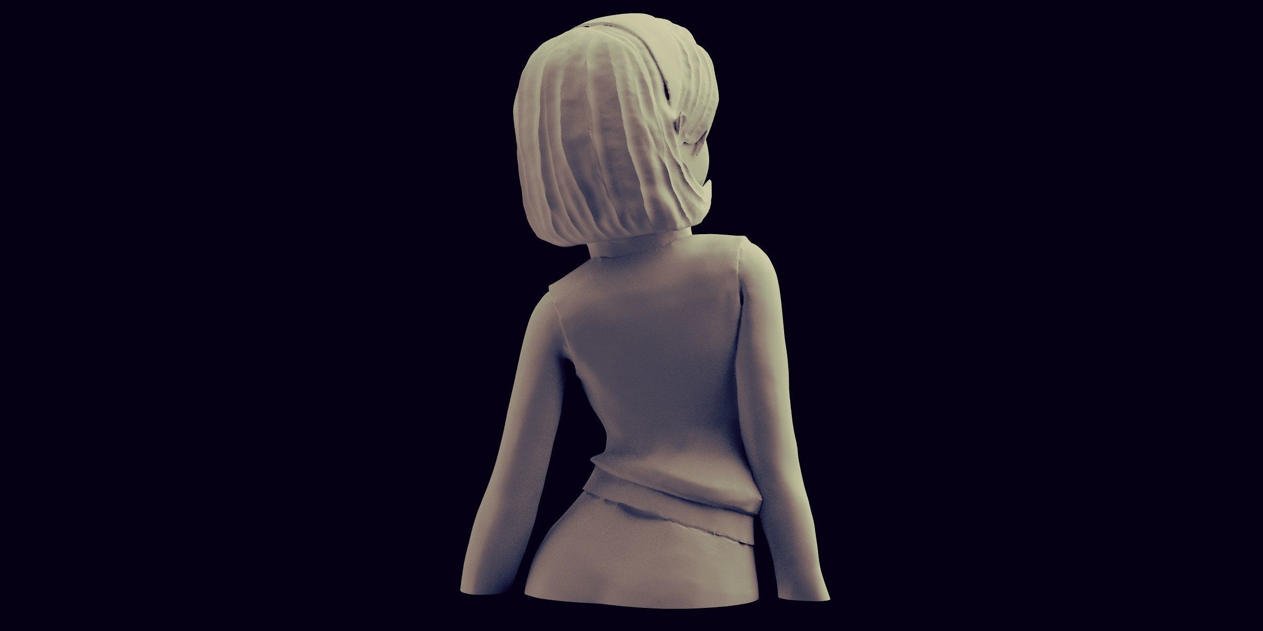 Zelda Adult Saria Statue Figure The Legend of Zelda Nintendo 3D print model_3