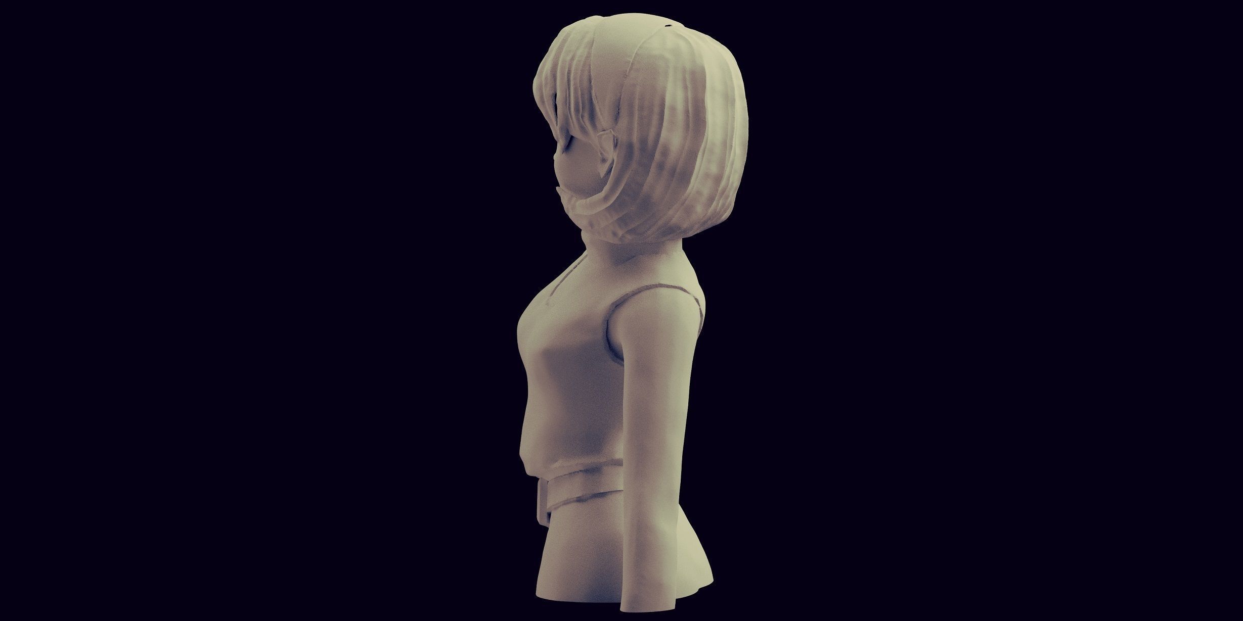 Zelda Adult Saria Statue Figure The Legend of Zelda Nintendo 3D print model_4