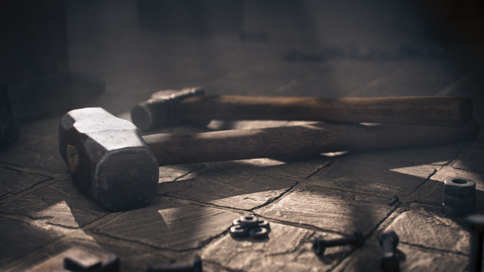 Free 3D Hammer Collection Free low-poly 3D model_1