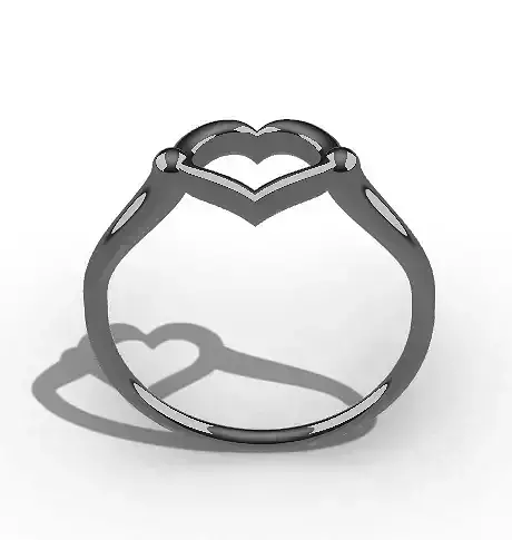 HeartRing heart shaped ring
