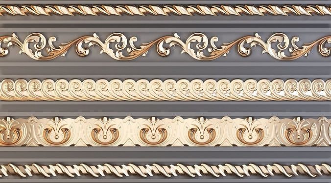 5 Ornament trim 04 3D model