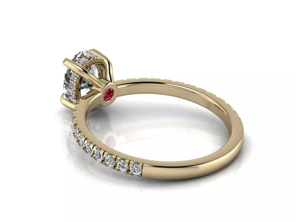 Engagment Jewelry Ring 202 3D print model