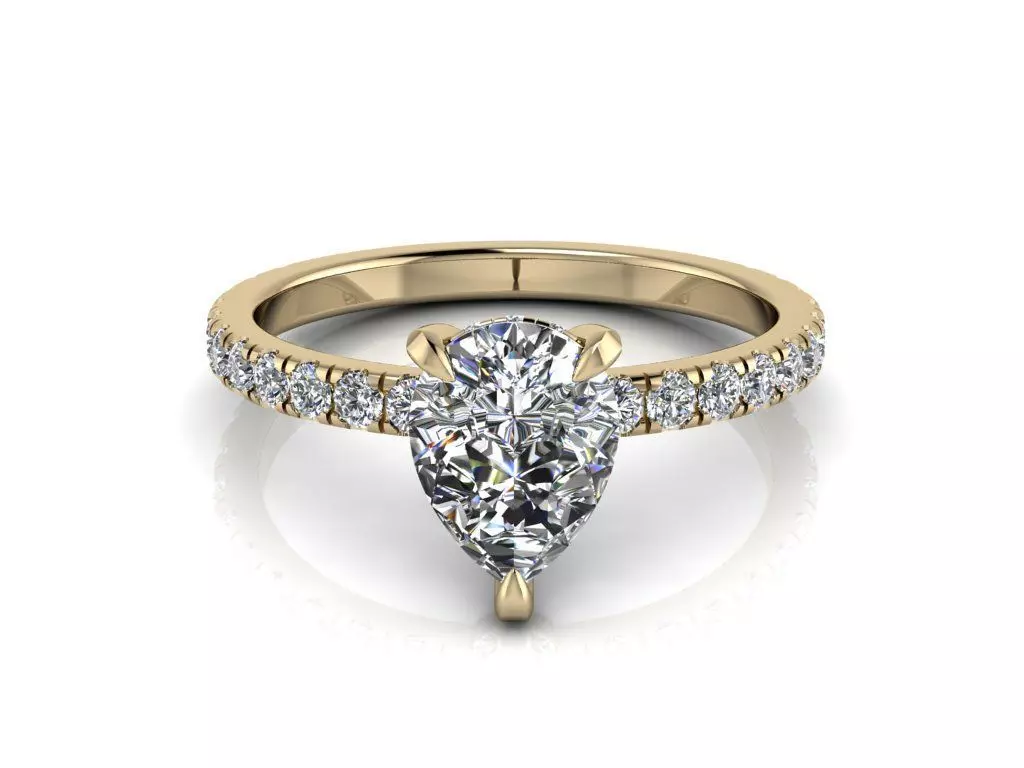 Engagment Jewelry Ring 208 3D print model_0